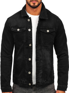 Men's Denim Jacket Black Bolf 200