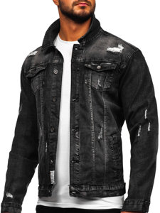 Men's Denim Jacket Black Bolf MJ507N