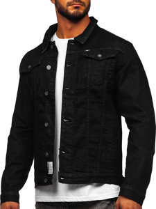 Men's Denim Jacket Black Bolf MJ510N