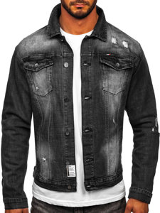 Men's Denim Jacket Black Bolf MJ511G