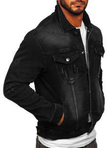 Men's Denim Jacket Black Bolf MJ514N