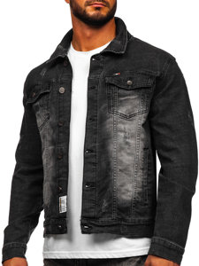 Men's Denim Jacket Black Bolf MJ525N