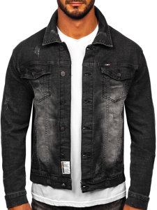 Men's Denim Jacket Black Bolf MJ525N