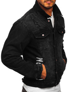 Men's Denim Jacket Black Bolf RC61079S0