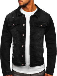 Men's Denim Jacket Black Bolf RC61079S0