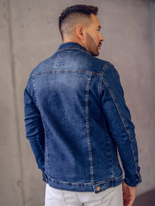 Men's Denim Jacket Blue Bolf 200A