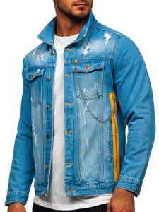 Men's Denim Jacket Blue Bolf 3-4