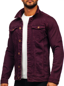 Men's Denim Jacket Claret Bolf 200