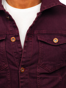 Men's Denim Jacket Claret Bolf 200