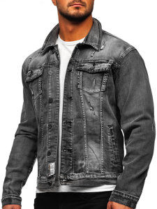 Men's Denim Jacket Grey Bolf MJ500G