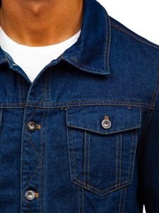 Men's Denim Jacket Navy Blue Bolf 1110