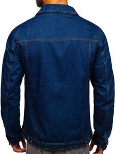 Men's Denim Jacket Navy Blue Bolf 1110