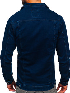 Men's Denim Jacket Navy Blue Bolf 200