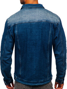 Men's Denim Jacket Navy Blue Bolf MJ523BS