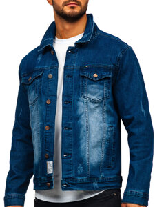 Men’s Denim Jacket Navy Blue Bolf MJ525BS