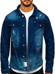 Men’s Denim Jacket Navy Blue Bolf MJ542BS