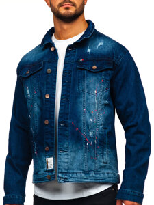 Men’s Denim Jacket Navy Blue Bolf MJ542BS