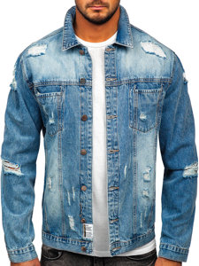 Men's Denim Jacket Sky Blue Bolf MJ501BC