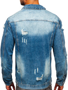 Men's Denim Jacket Sky Blue Bolf MJ501BC