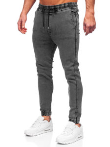 Men's Denim Joggers Black Bolf 0026