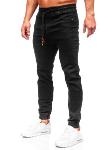 Men's Denim Joggers Black Bolf 8112