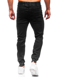 Men's Denim Joggers Black Bolf 8112