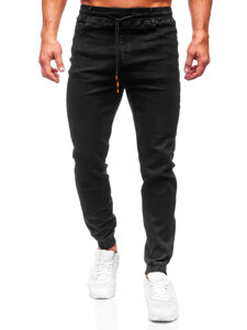 Men's Denim Joggers Black Bolf 8112