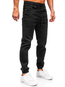 Men's Denim Joggers Black Bolf 8160