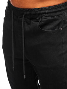 Men's Denim Joggers Black Bolf 8161