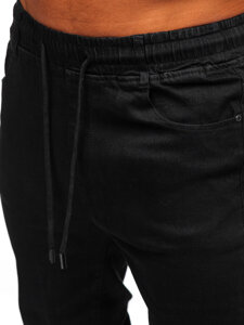 Men's Denim Joggers Black Bolf 8162