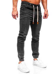 Men's Denim Joggers Black Bolf 9070