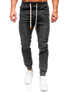 Men's Denim Joggers Black Bolf 9070