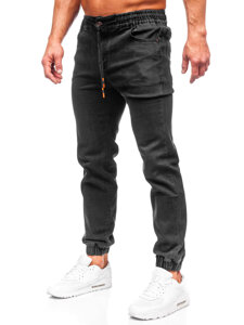 Men's Denim Joggers Black Bolf 9101