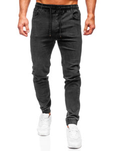 Men's Denim Joggers Black Bolf 9102