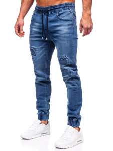 Men's Denim Joggers Navy Blue Bolf MP0052-2B