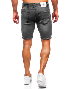 Men's Denim Shorts Black Bolf 0525