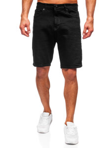 Men's Denim Shorts Black Bolf 0624