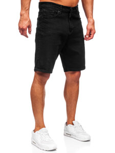 Men's Denim Shorts Black Bolf 0624