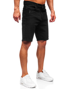 Men's Denim Shorts Black Bolf 0628