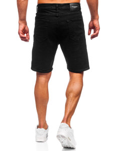 Men's Denim Shorts Black Bolf 0628