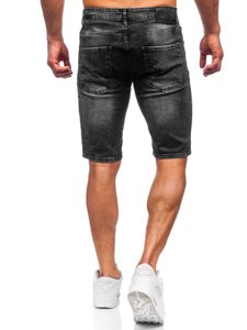 Men's Denim Shorts Black Bolf 3011