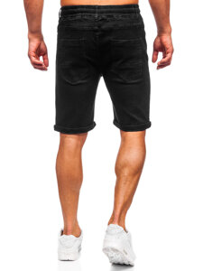 Men's Denim Shorts Black Bolf 8108