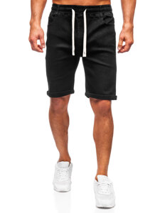 Men's Denim Shorts Black Bolf 8108