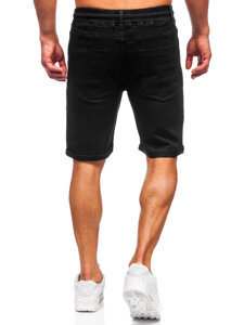 Men's Denim Shorts Black Bolf 8109