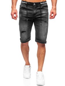 Men's Denim Shorts Black Bolf K15002-2