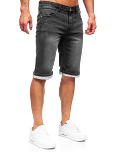 Men's Denim Shorts Black Bolf K15004-2