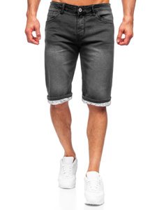 Men's Denim Shorts Black Bolf K15004-2