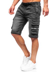 Men's Denim Shorts Black Bolf K15008-2