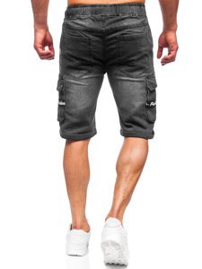 Men's Denim Shorts Black Bolf K15008-2