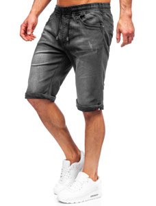 Men's Denim Shorts Black Bolf K15010-2